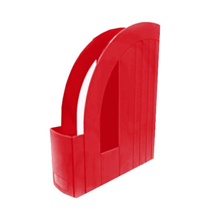 Лоток для паперів Арника вертикальний, пластиковий, червоний (80522)