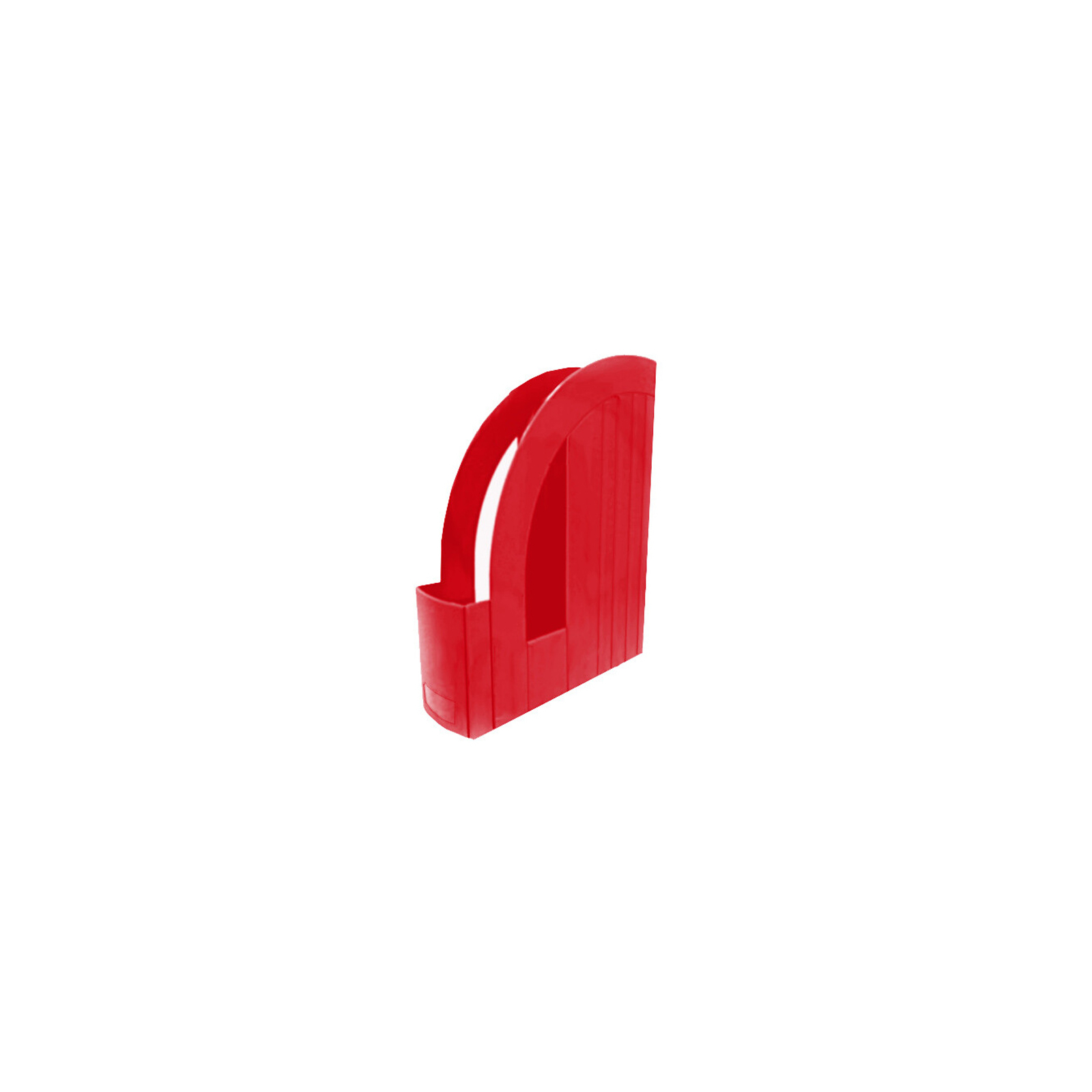 Лоток для паперів Арника вертикальний, пластиковий, червоний (80522)