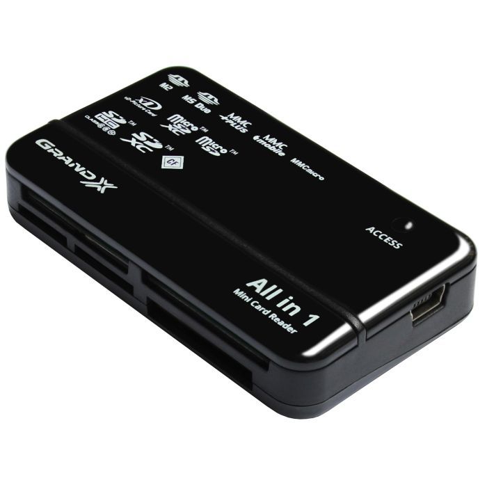 Считыватель флеш-карт Grand-X CRX05Black изображение 2