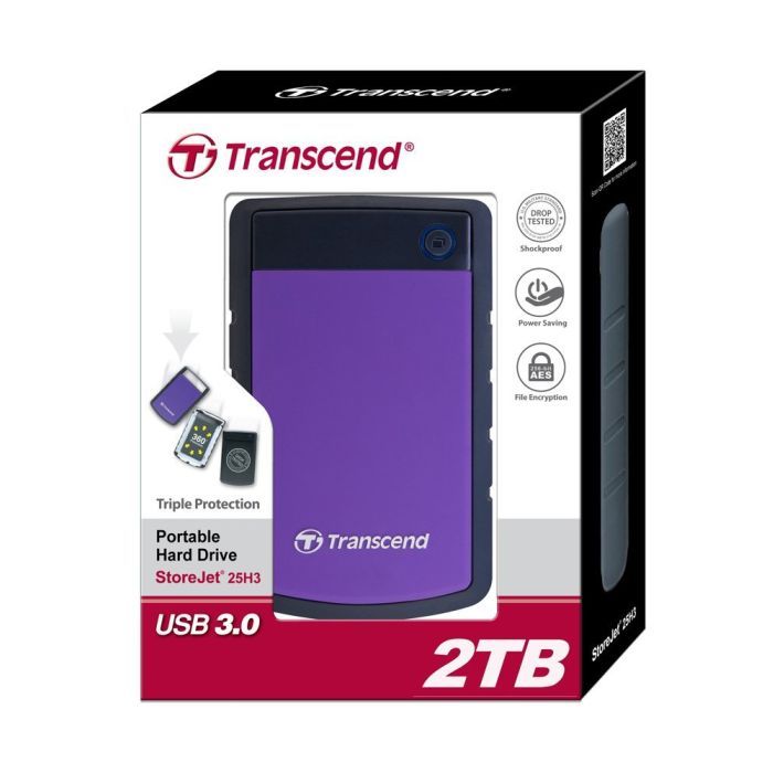 Внешний жесткий диск 2.5" 4TB Transcend (TS4TSJ25H3P) изображение 4