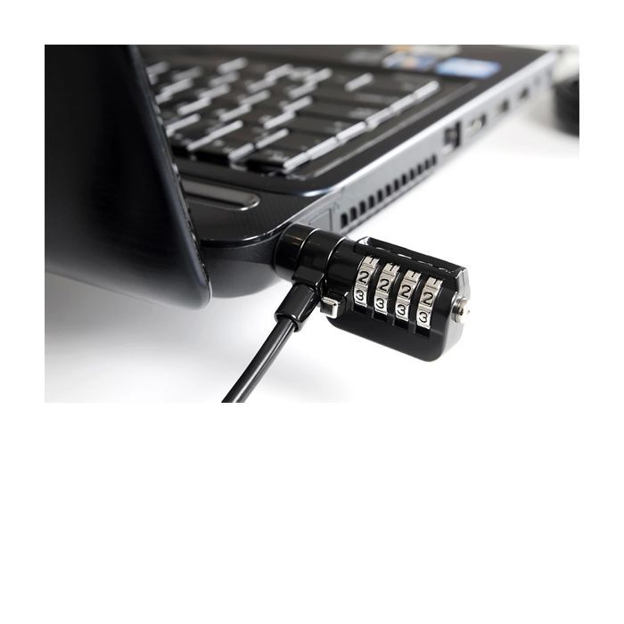 Тросик із замком до ноутбука Grand-X Notebook Number Lock GXL-02 (GXL-02) зображення 4