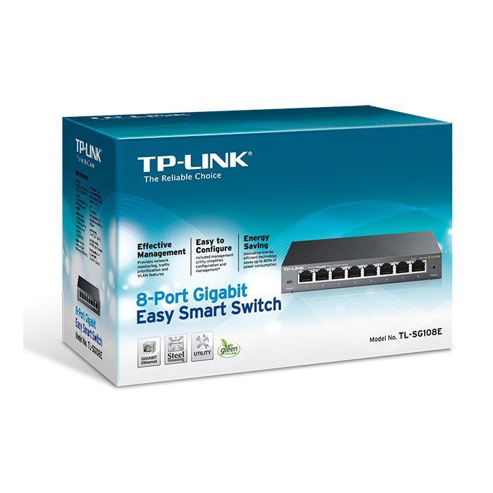 Коммутатор сетевой TP-Link TL-SG108E изображение 5