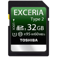 Карта памяти Toshiba 32GB SDHC Class 10 (SD-X32T2(BL7)