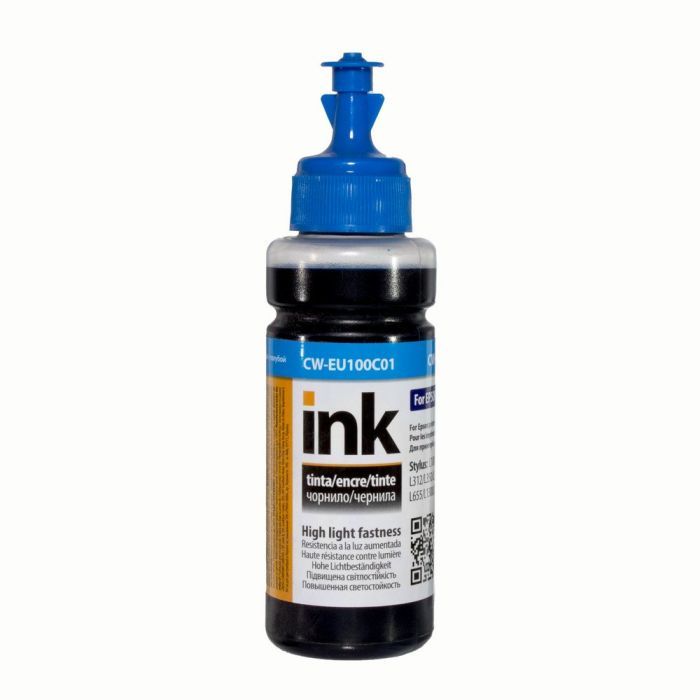 Чернила ColorWay Epson L-100/L200Cyan (CW-EW101C01)