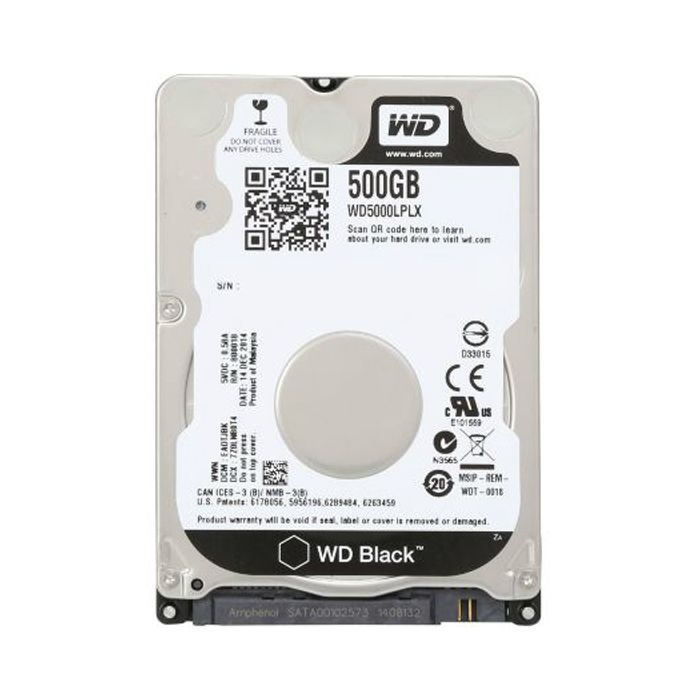 Жесткий диск для ноутбука 2.5" 500GB WD (WD5000LPLX)