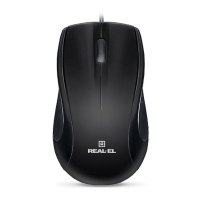 Мишка REAL-EL RM-250 USB+PS/2, black зображення 3