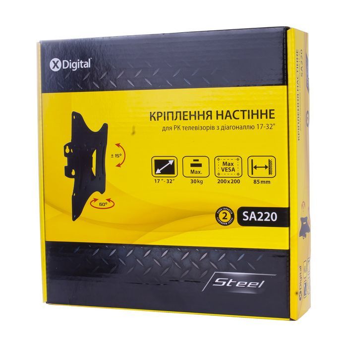 Кронштейн X-Digital STEEL SA220 Black изображение 2