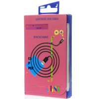 Дата кабель USB 2.0 AM to Lightning 0.5m Just (LGTNG-CPR05-BLCK) изображение 2