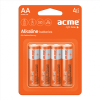 Батарейка ACME AA Alcaline * 4 (4770070855973)