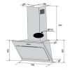 Витяжка кухонна Ventolux FIORE 60 WH (750) PB зображення 2