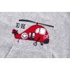 Набір дитячого одягу Breeze велюровий з вертольотом і штанцями в зірочку (8113-98/B-gray) зображення 5