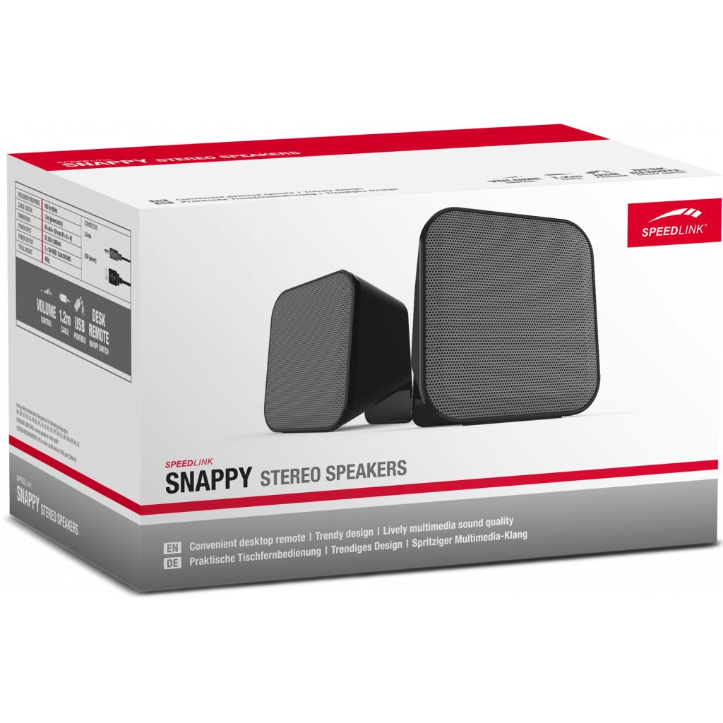Акустическая система Speedlink SNAPPY Stereo Speakers, black-grey (SL-810002-BKGY) изображение 3
