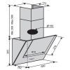 Витяжка кухонна Ventolux DIAMOND 60 BK (700) PB зображення 2