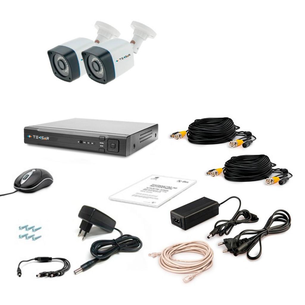 Комплект видеонаблюдения Tecsar 2OUT-3M LIGHT (9555)