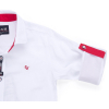 Рубашка E&H с красной бабочкой (G-233-134B-white-red) изображение 2