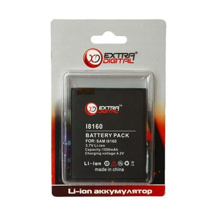Аккумуляторная батарея Extradigital Samsung GT-i8160 Galaxy Ace 2 (1550 mAh) (BMS6301) изображение 3