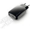 Зарядное устройство 2*USB 3,1A Cellularline (ACHUSBMOBILEDUAL3A)