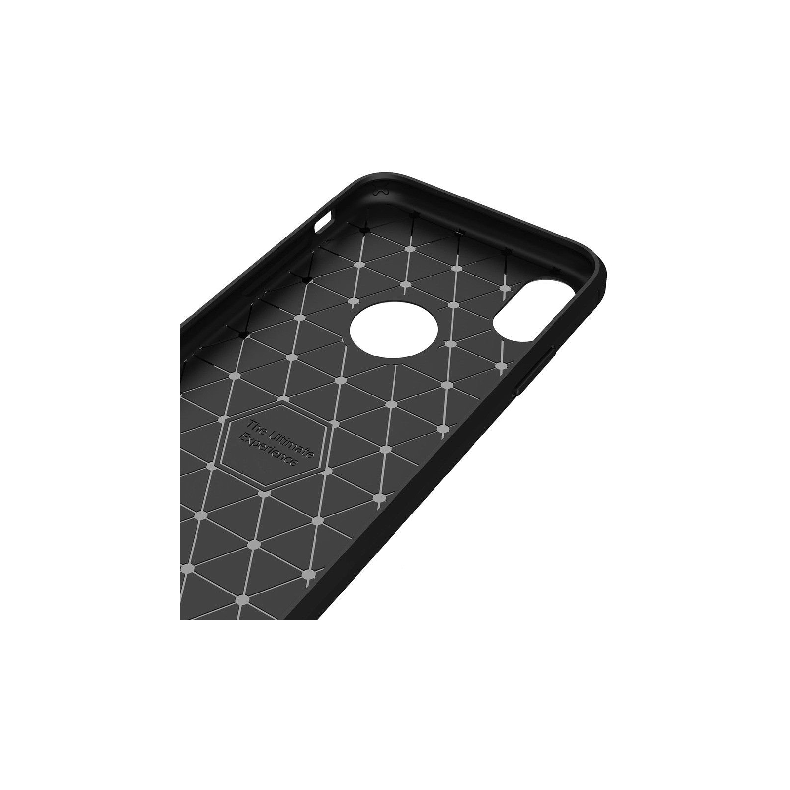 Чехол для мобильного телефона для Apple iPhone X Carbon Fiber (Black) Laudtec (LT-AIXB) изображение 2