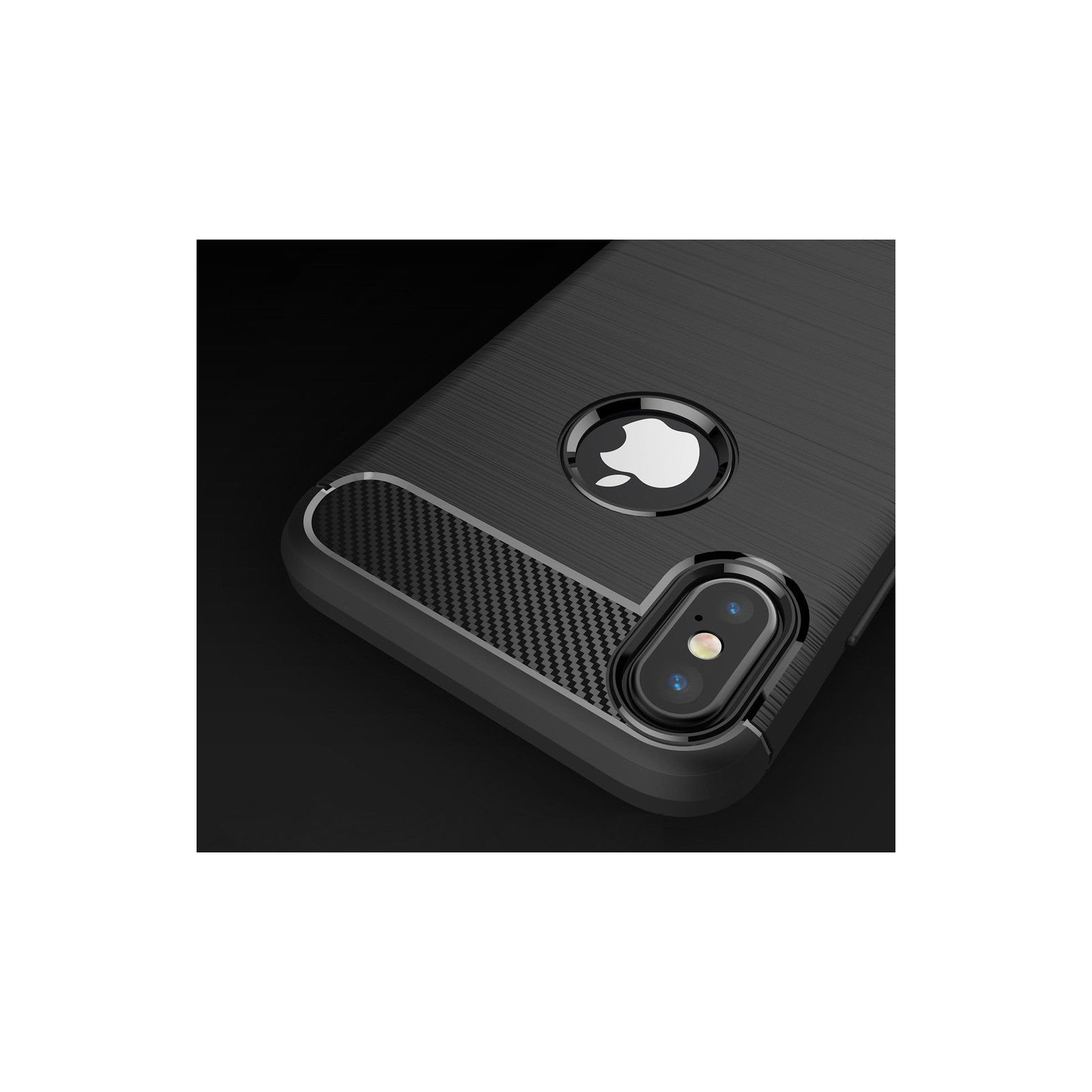 Чехол для мобильного телефона для Apple iPhone X Carbon Fiber (Black) Laudtec (LT-AIXB) изображение 6