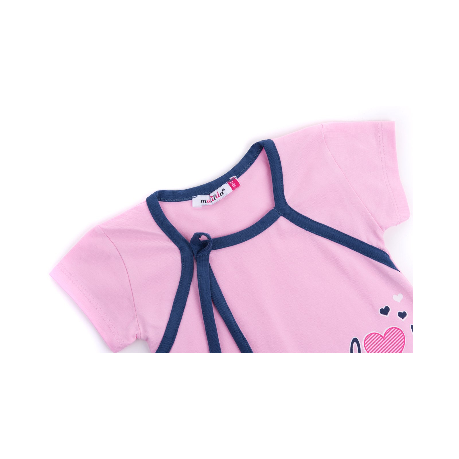 Піжама Matilda и халат с мишками "Love" (7445-134G-pink) зображення 6