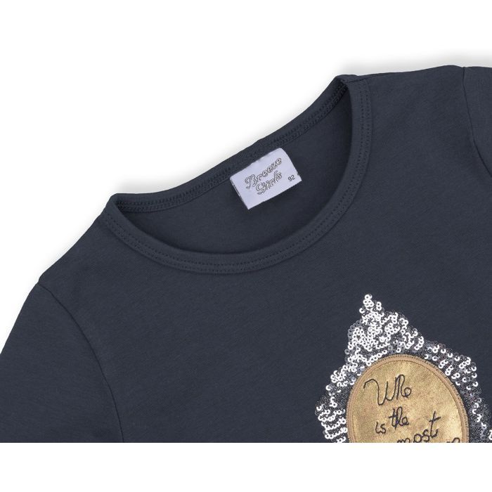 Платье детское Breeze с кружевной юбкой "Chocolate" (9637-92G-blue) изображение 3