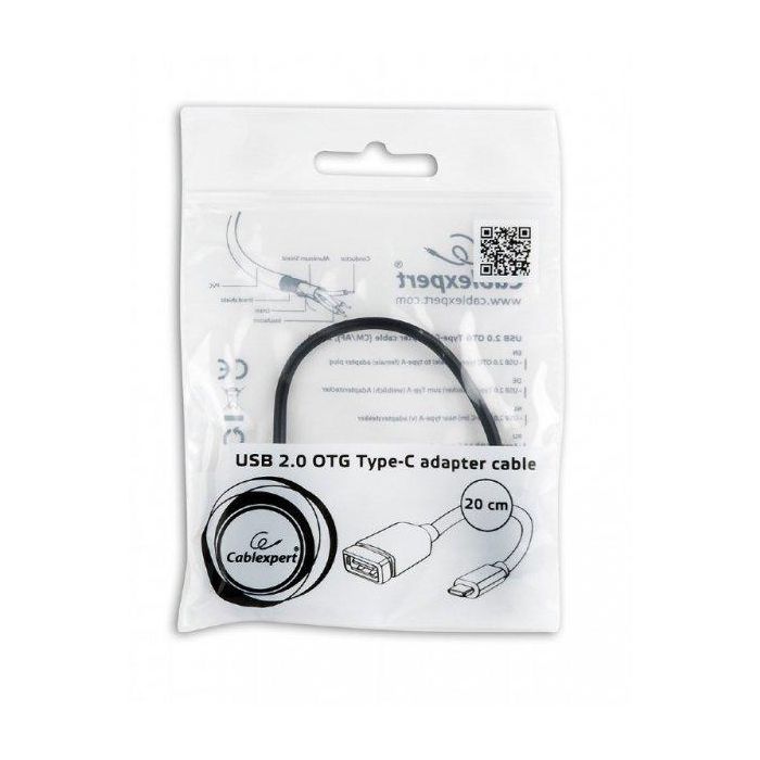 Дата кабель OTG USB 2.0 AF to Type-C 0.2m Cablexpert (A-OTG-CMAF2-01) изображение 2