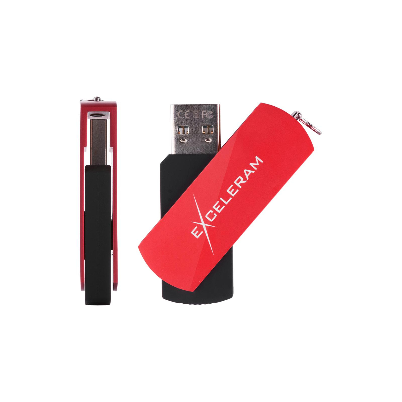 USB флеш накопитель eXceleram 8GB P2 Series Red/Black USB 2.0 (EXP2U2REB08) изображение 4