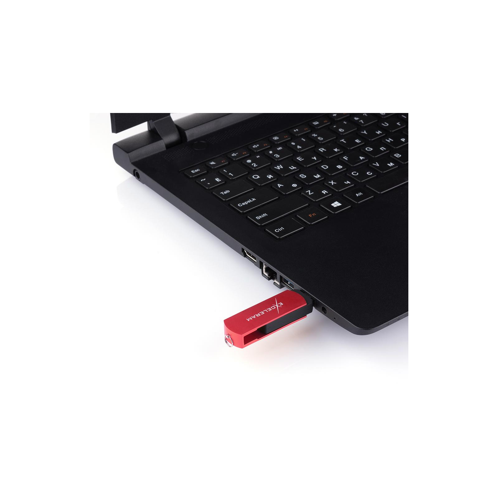 USB флеш накопитель eXceleram 8GB P2 Series Red/Black USB 2.0 (EXP2U2REB08) изображение 7
