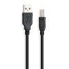 Кабель для принтера USB 2.0 AM/BM 1.8 m Vinga (VCPDCAMBM1.8BK) изображение 2
