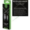 Дата кабель USB 2.0 AM to Micro 5P 1m LED silver Vinga (VCPDCMLED1S) изображение 4