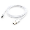 Дата кабель USB 2.0 AM to Micro 5P 1m LED silver Vinga (VCPDCMLED1S) зображення 5