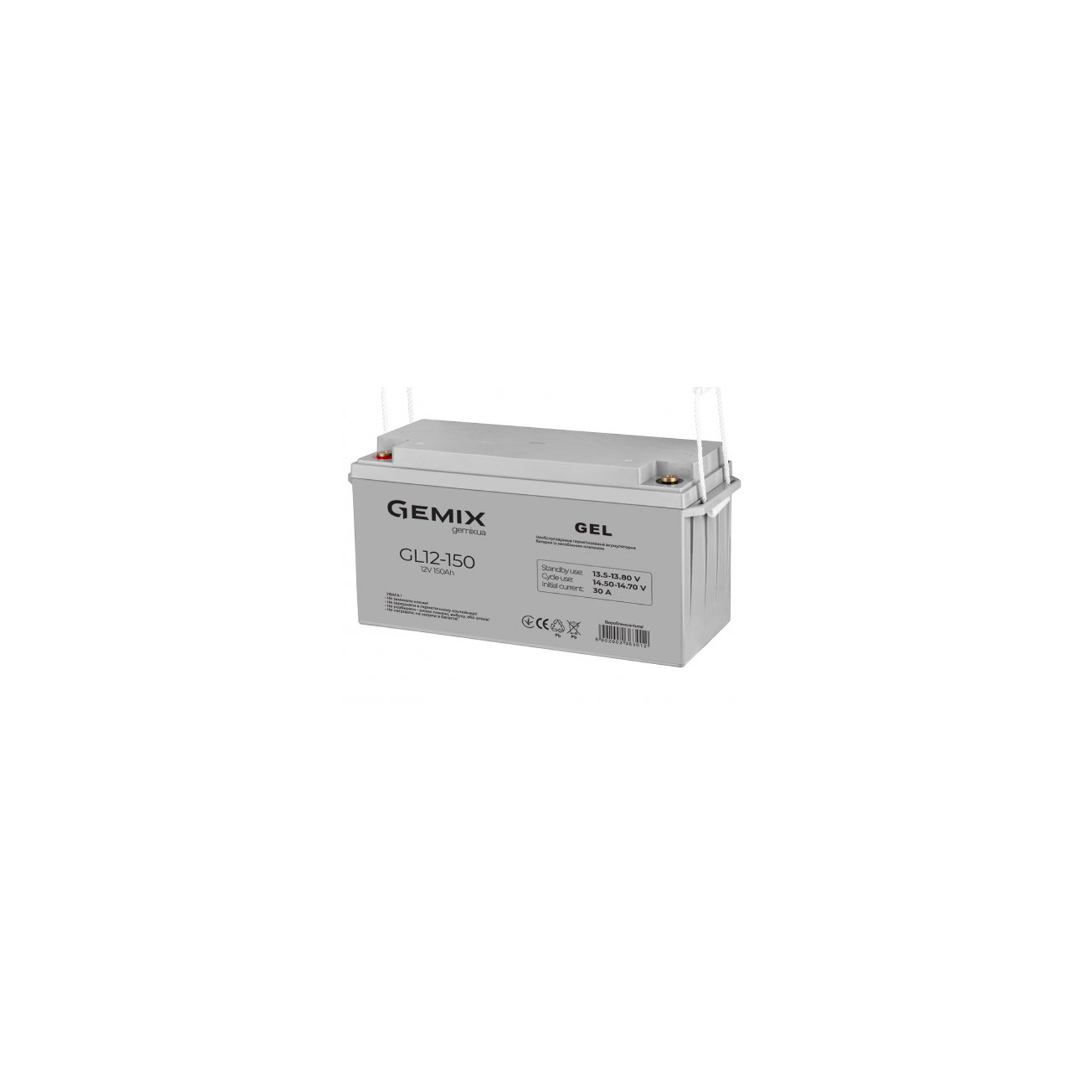 Батарея к ИБП Gemix GL 12В 150 Ач (GL12-150) изображение 2