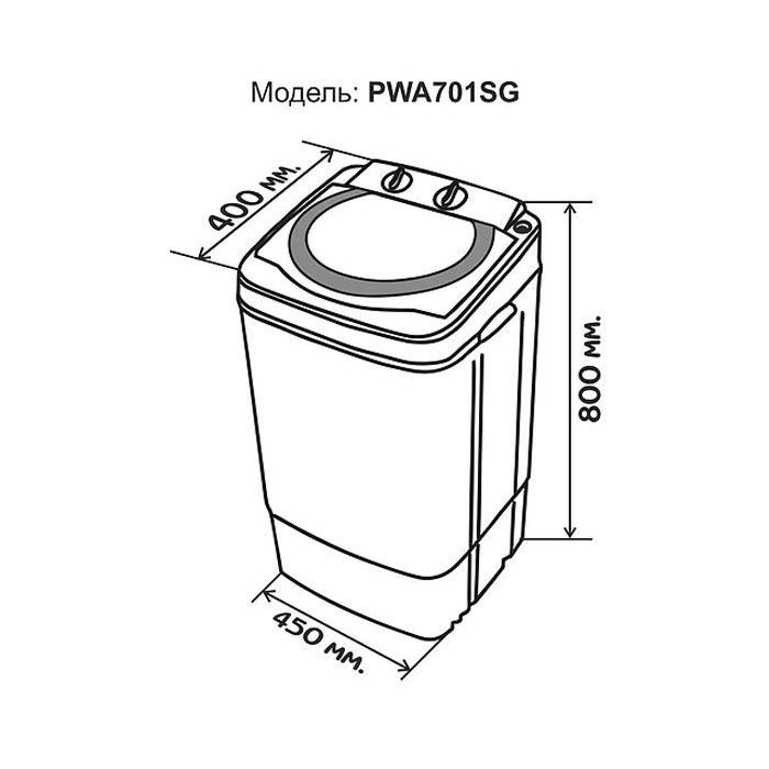 Стиральная машина PRIME Technics PWA701SG изображение 11
