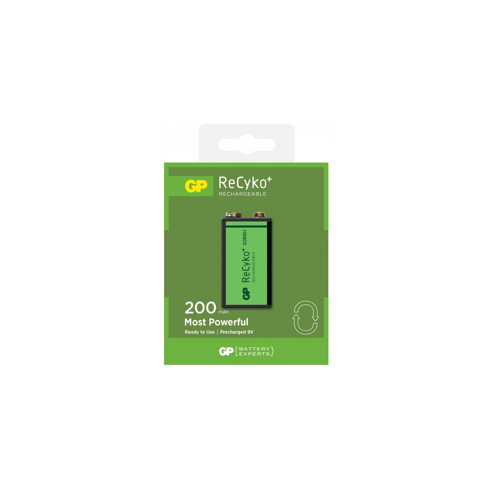 Аккумулятор Gp Крона ReCyko+ 200mAh (20R8HN-GB1 / 20R8HBE-U1 / 4891199074509)