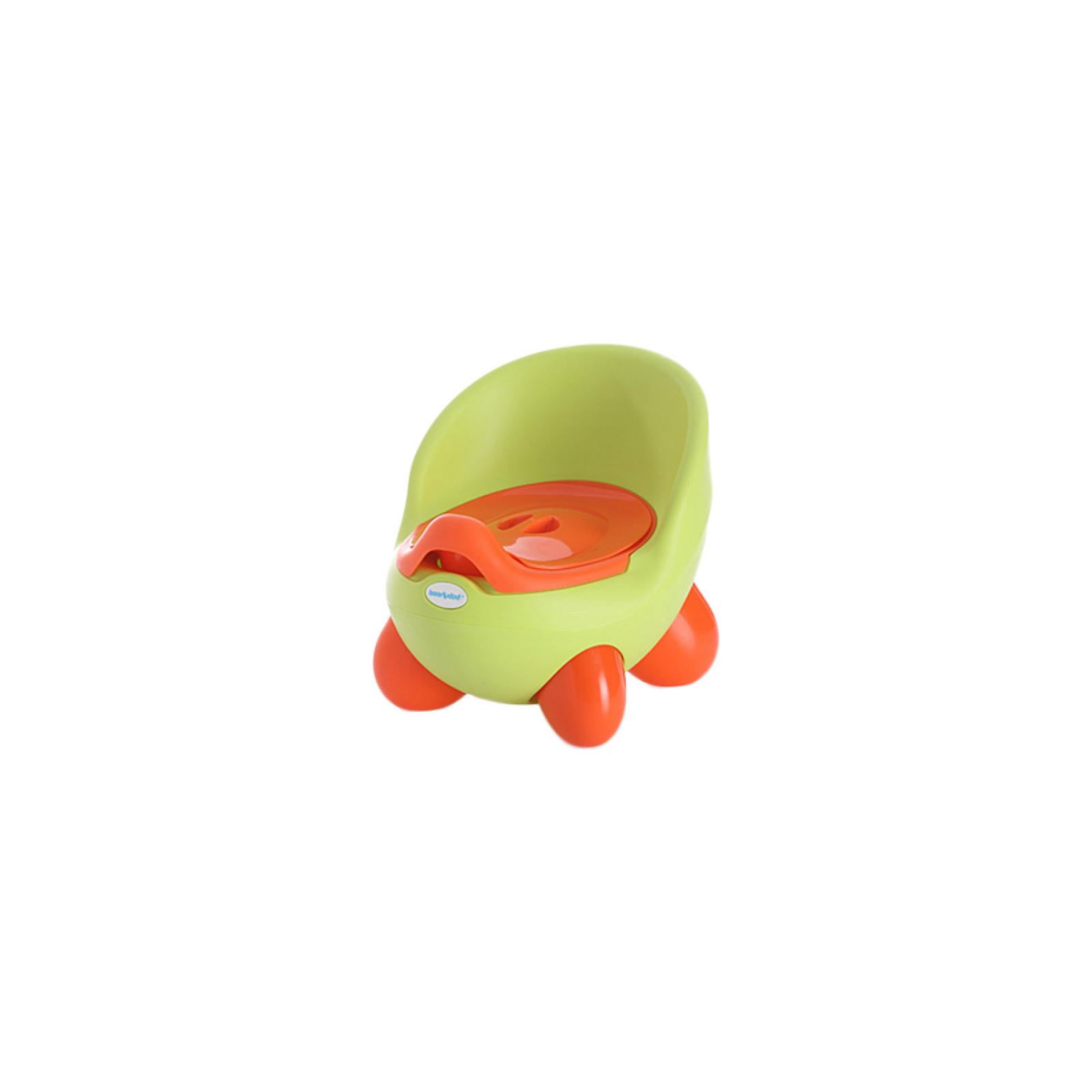 Горшок Babyhood Кью Кью зелёно-оранжевый (BH-105G)