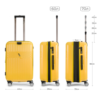 Чемодан Sumdex средний желтый (SWRH-724 Y) изображение 4