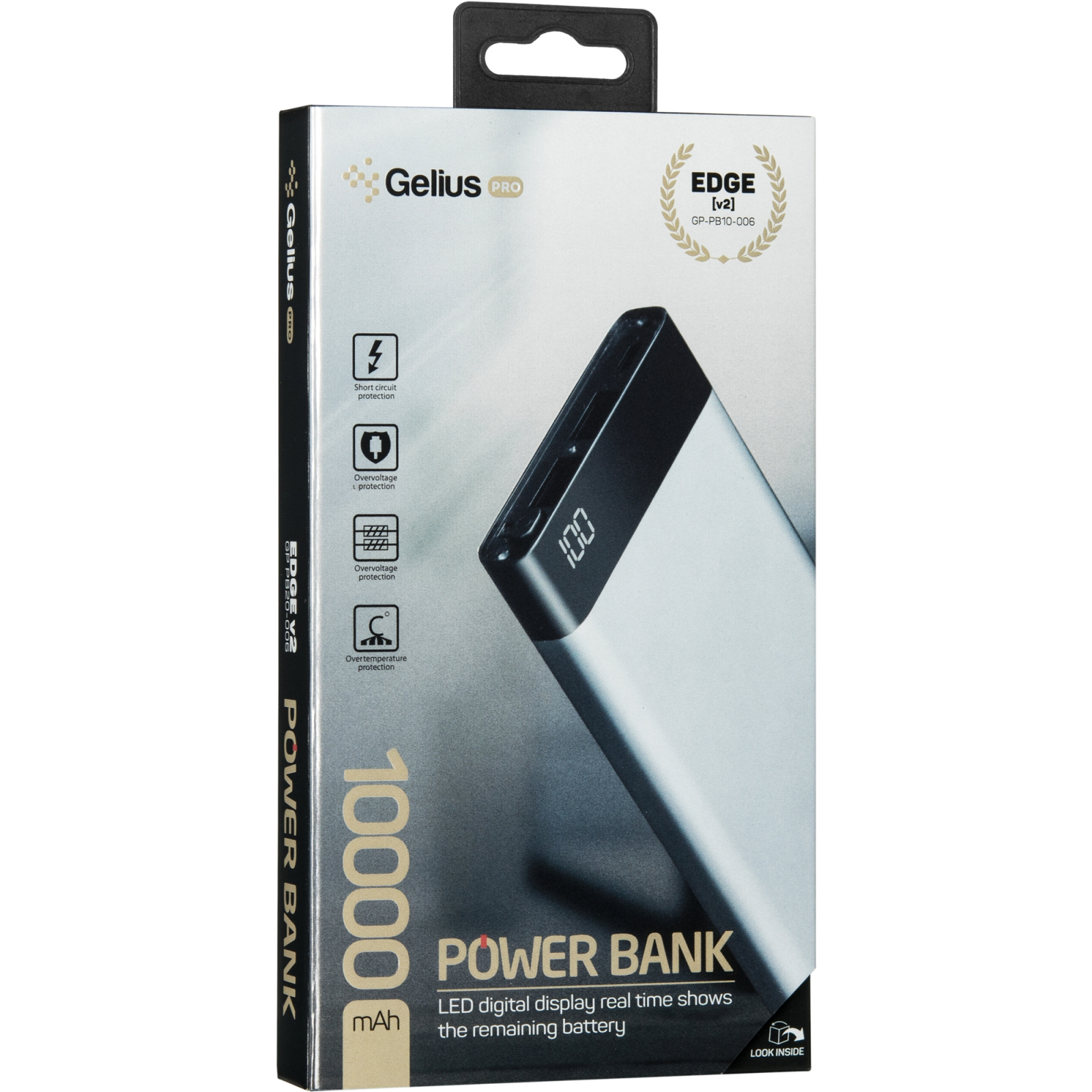 Батарея универсальная Gelius Pro Edge GP-PB10-006 10 000 mAh 2.1A Grey (72027) изображение 10