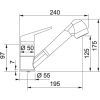 Смеситель Franke Novara-Plus Pull Out (115.0470.663) изображение 2