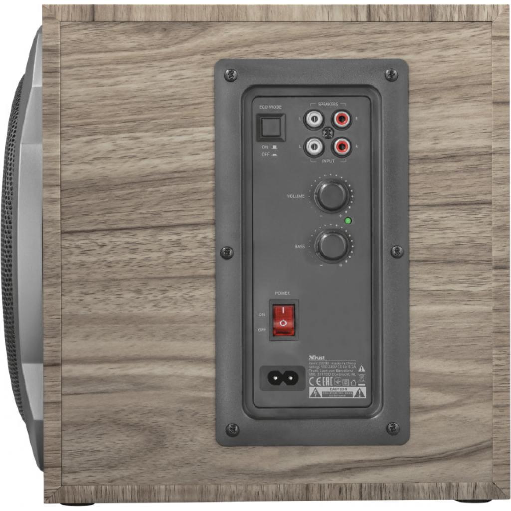 Акустическая система Trust Tytan 2.1 Speaker Set Wood (23290) изображение 4