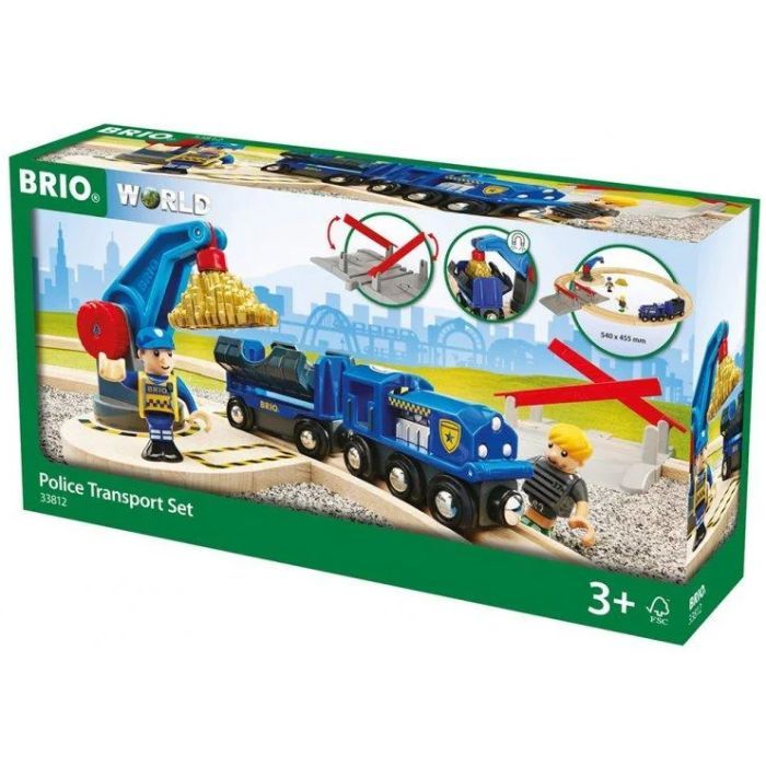 Железная дорога Brio World Полицейский транспорт (33812) изображение 7