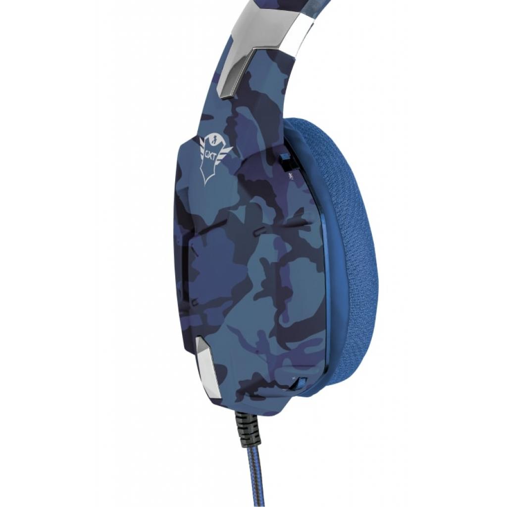 Навушники Trust GXT 322B Carus Gaming Headset for PS4 3.5mm BLUE (23249) зображення 10