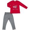 Набір дитячого одягу Breeze "ALWAYS KEEP POSITIVE ATTITUDE" (13591-134G-red)