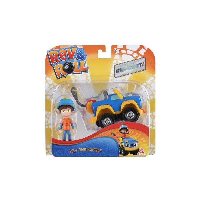 Ігровий набір Rev&Roll Рев та Рамбл DieCast Рев та Рамбл (EU881011) зображення 7