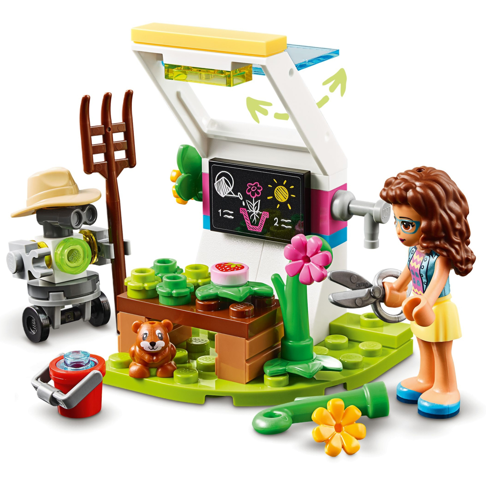Конструктор LEGO Friends Цветочный сад Оливии 92 детали (41425) изображение 6