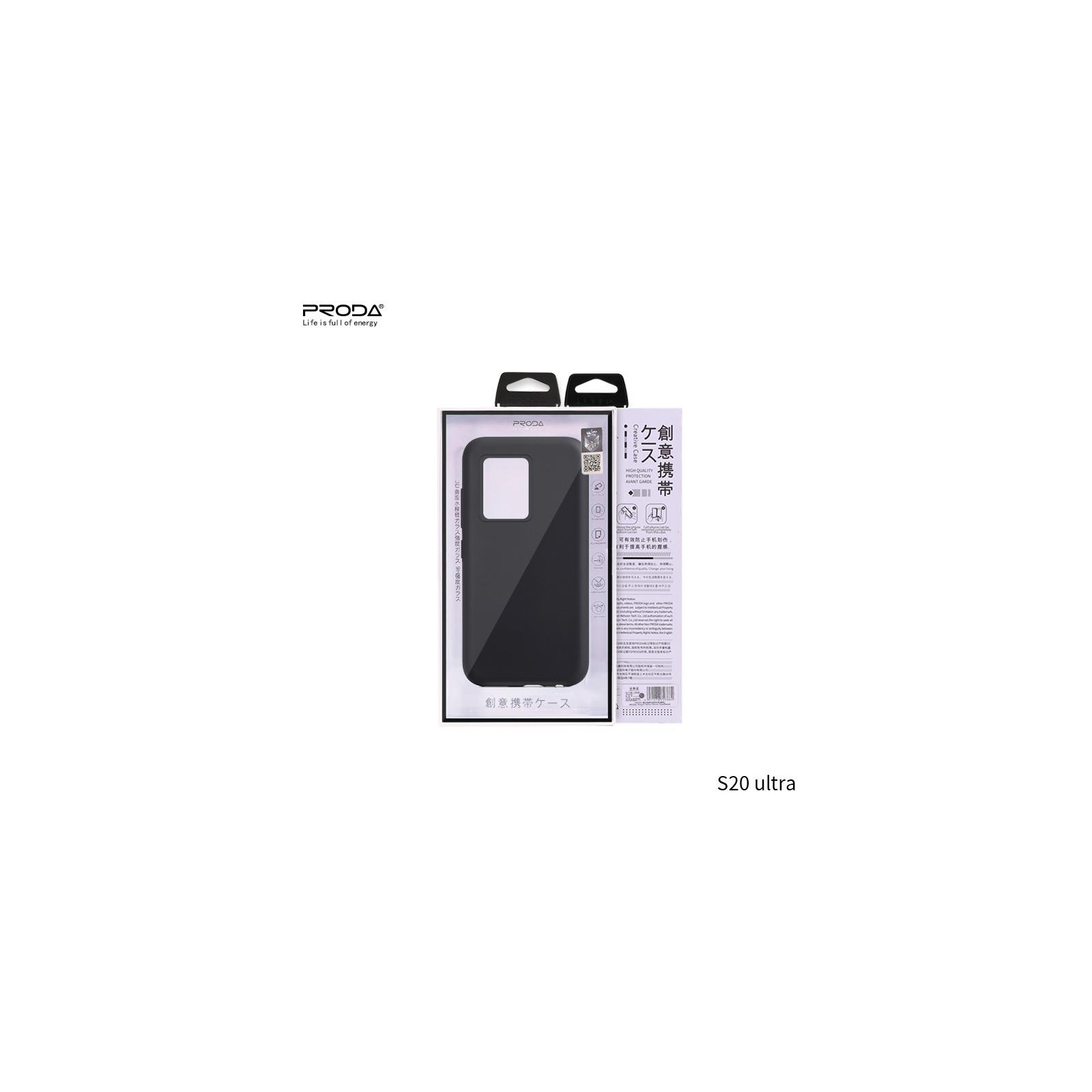 Чохол до мобільного телефона Proda Soft-Case для Samsung S20 ultra Black (XK-PRD-S20ultr-BK) зображення 2