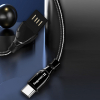 Дата кабель USB 2.0 AM to Type-C 1.0m metal spring black ColorWay (CW-CBUC015-BK) изображение 4