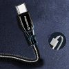 Дата кабель USB 2.0 AM to Type-C 1.0m metal spring black ColorWay (CW-CBUC015-BK) изображение 6