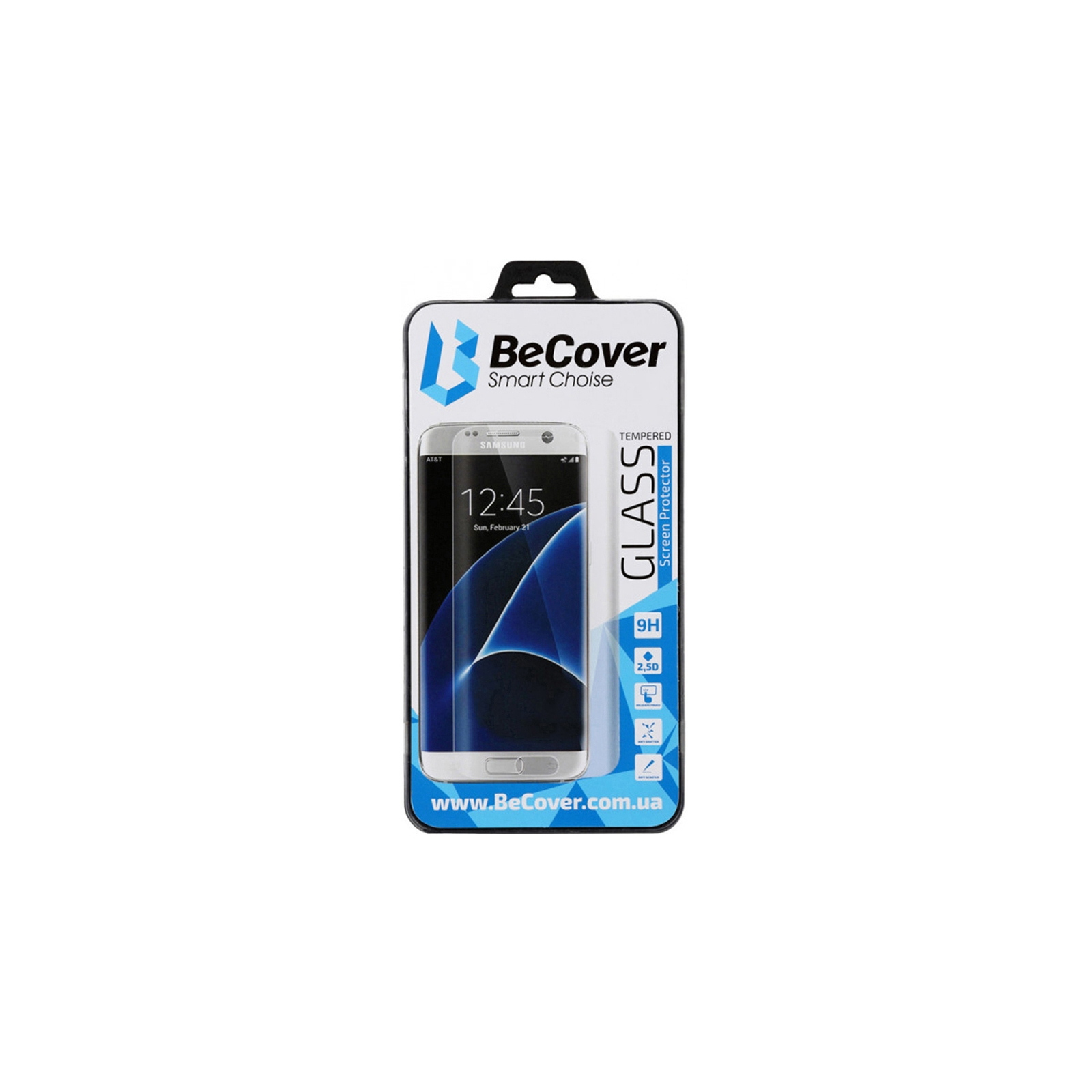 Стекло защитное BeCover Huawei Y6p Black (705037) изображение 2