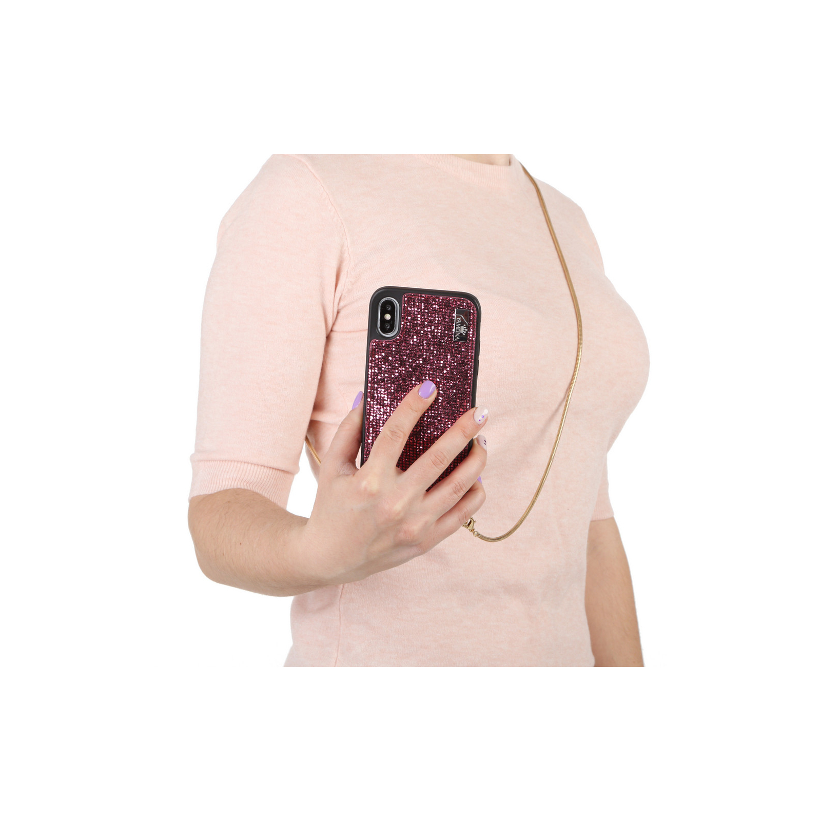 Чохол до мобільного телефона BeCover Glitter Wallet Apple iPhone X/Xs Pink (703619) (703619) зображення 3