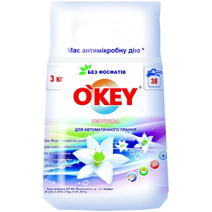 Стиральный порошок O'KEY Universal 400 г (4820049380903)